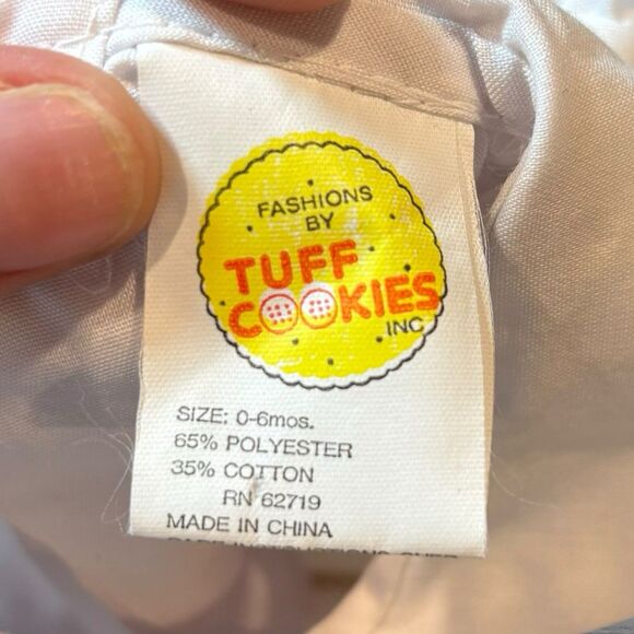 Vintage Tuff Cookies Dress With Ballon Appliqué Size 0-6 Months - Picture 3 of 5